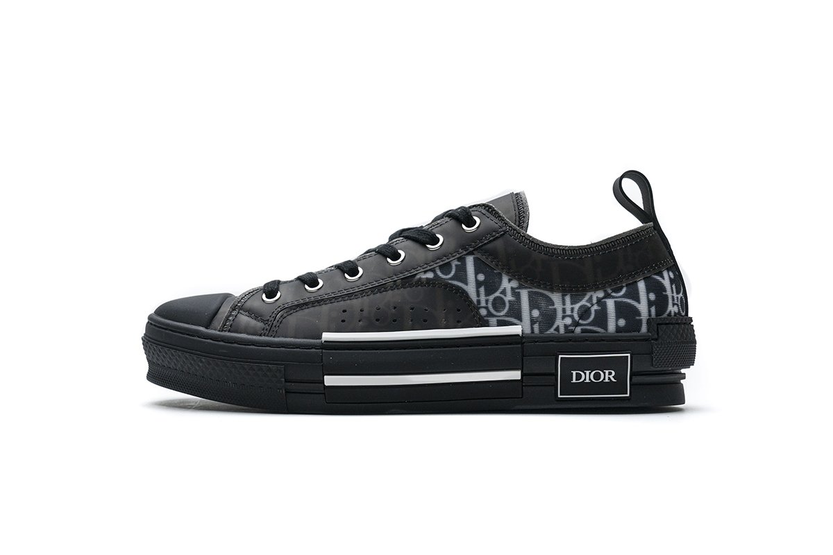 Dior B23 HT Oblique Transparency Low H565 Black