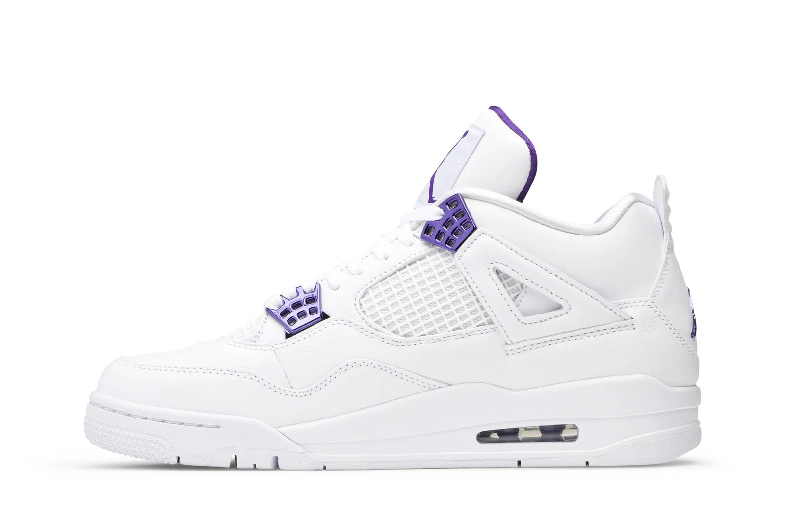 CT8527-115 Air Jordan 4 Retro “Metallic Purple” - View 3