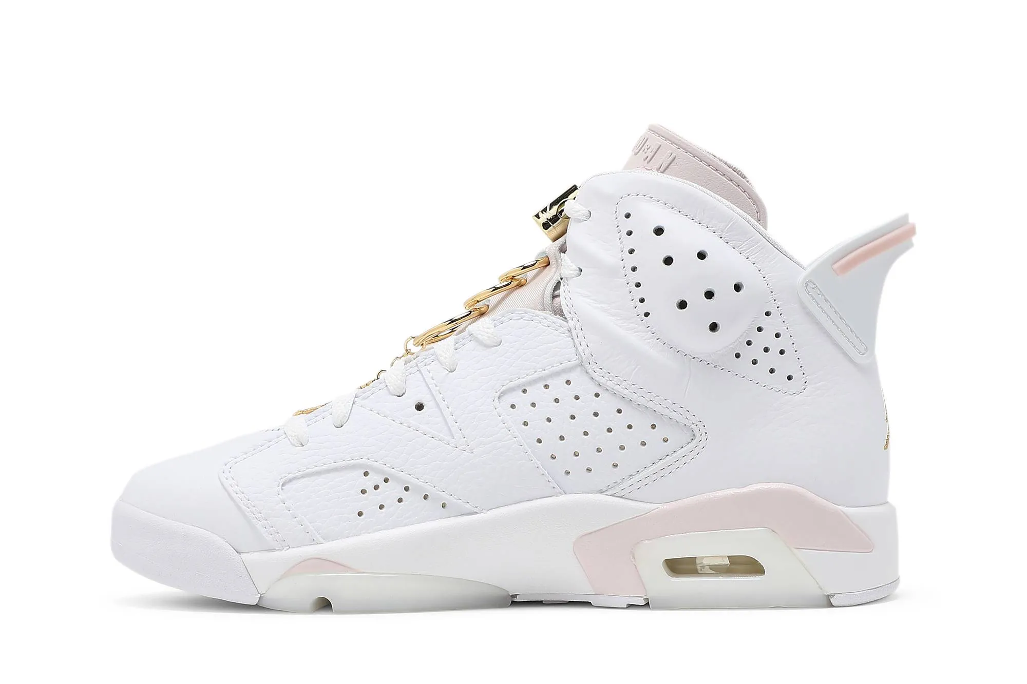 Jordan 6 gold hoops wmns